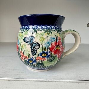 Unikat Ceramika Artystyczna Polish Pottery Bubble Mug Homegrown T Liana 15oz